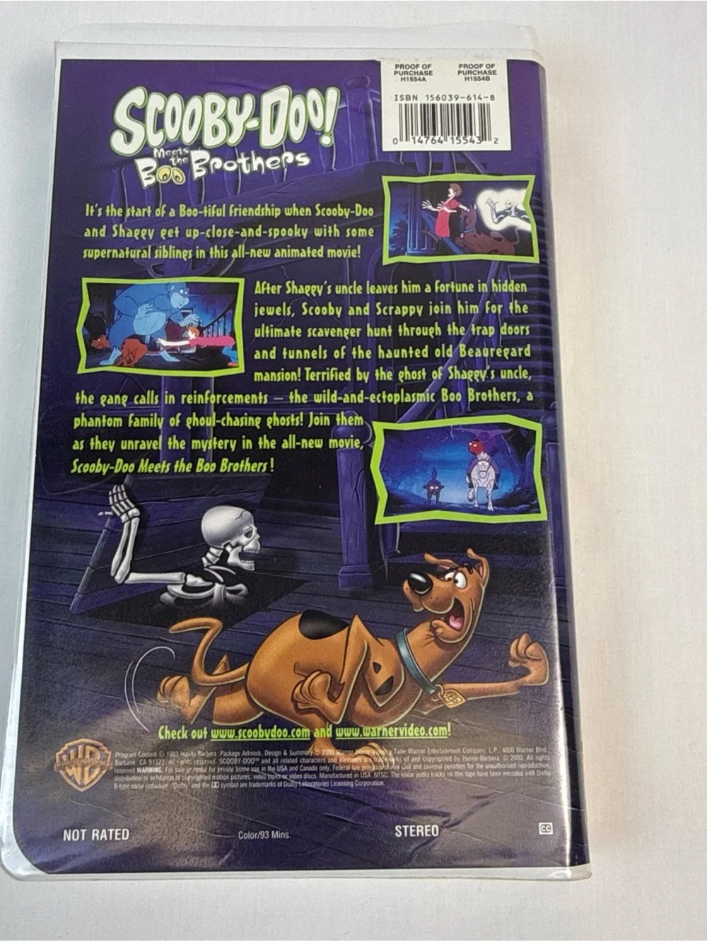Scooby-Doo! Meets the Boo Brothers VHS Cover Vintage